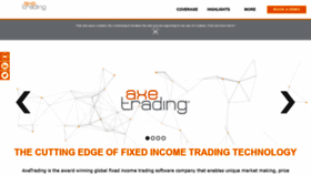 What Axetrading.com website looked like in 2020 (3 years ago)
