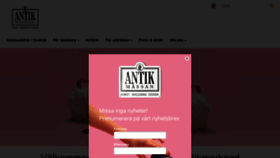 What Antikmassan.se website looked like in 2020 (3 years ago)