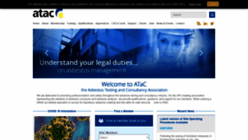 What Atac.org.uk website looked like in 2020 (3 years ago)