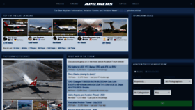 What Airliners.net website looked like in 2020 (3 years ago)