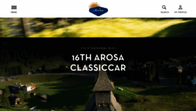 What Arosaclassiccar.ch website looked like in 2020 (3 years ago)