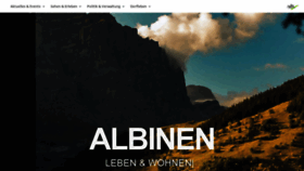 What Albinen.ch website looked like in 2020 (3 years ago)