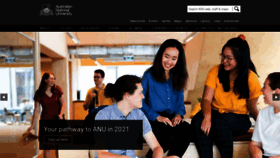 What Anu.edu.au website looked like in 2020 (3 years ago)