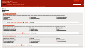 What Art.ubuntuforums.org website looked like in 2020 (3 years ago)