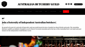 What Australianbutchersguild.com.au website looked like in 2020 (3 years ago)