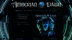 What Amberiandawn.com website looked like in 2020 (3 years ago)