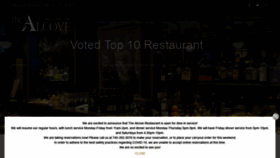 What Alcoverestaurant.com website looked like in 2020 (3 years ago)