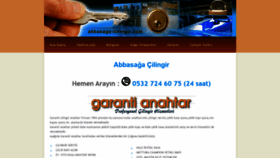 What Abbasaga-cilingir.com website looked like in 2020 (3 years ago)