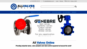 What Allvalves.co.uk website looked like in 2020 (3 years ago)