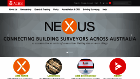 What Aibs.com.au website looked like in 2020 (5 years ago)