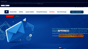 What Axa.co.id website looked like in 2020 (3 years ago)