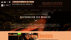 What Atelier-ebeniste-du-prado.com website looked like in 2020 (3 years ago)