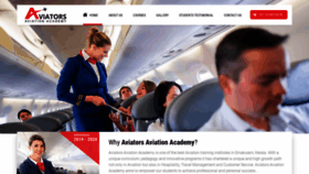 What Aviatorsaviationacademy.com website looked like in 2020 (3 years ago)