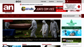 What Agenciadanoticia.com.br website looked like in 2020 (3 years ago)