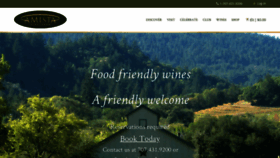 What Amistavineyards.com website looked like in 2020 (3 years ago)
