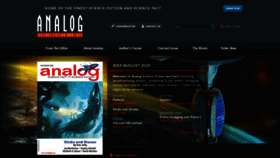What Analogsf.com website looked like in 2020 (3 years ago)