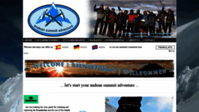 What Andeansummitadventure.com website looked like in 2020 (3 years ago)