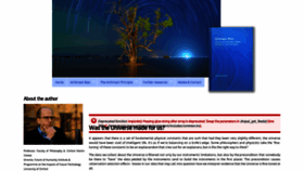 What Anthropic-principle.com website looked like in 2020 (5 years ago)