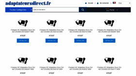 What Adaptateursdirect.fr website looked like in 2020 (3 years ago)