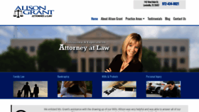 What Agrantattorney.com website looked like in 2020 (3 years ago)