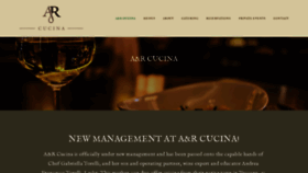 What Arcucina.com website looked like in 2020 (3 years ago)