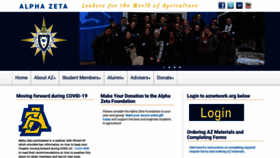 What Alphazeta.org website looked like in 2020 (3 years ago)