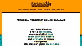 What Anomalily.net website looked like in 2020 (3 years ago)