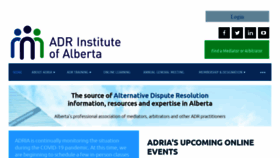 What Adralberta.com website looked like in 2020 (3 years ago)