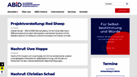 What Abid-ev.de website looked like in 2020 (3 years ago)