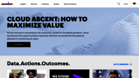 What Accenture.co.za website looked like in 2020 (3 years ago)