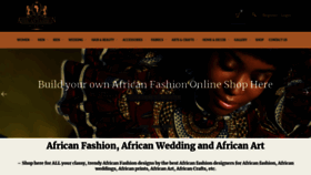 What Africanfashion4u.com website looked like in 2020 (3 years ago)