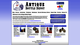 What Antiquebottledepot.com website looked like in 2020 (3 years ago)
