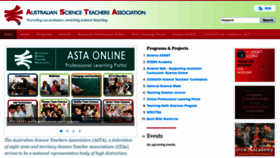 What Asta.edu.au website looked like in 2020 (3 years ago)