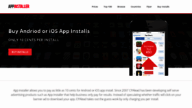 What Appinstaller.com website looked like in 2020 (3 years ago)