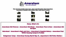 What Amersham.org.uk website looked like in 2020 (3 years ago)