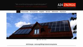 What A24-energie.de website looked like in 2020 (3 years ago)
