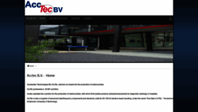 What Acctec.nl website looked like in 2020 (3 years ago)