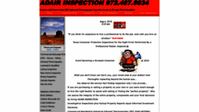 What Adairinspection.com website looked like in 2020 (3 years ago)