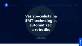 What Amtech.cz website looked like in 2020 (3 years ago)