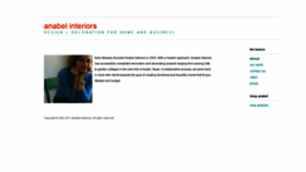 What Anabelinteriors.com website looked like in 2020 (3 years ago)