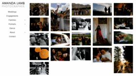 What Amandalambphoto.com website looked like in 2020 (4 years ago)