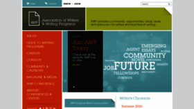 What Awpwriter.org website looked like in 2020 (5 years ago)
