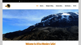 What Africawonderssafari.com website looked like in 2020 (3 years ago)