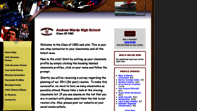 What Andrewwardeclassof1983.com website looked like in 2020 (3 years ago)