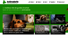 What Animalerie-boutique.com website looked like in 2020 (3 years ago)