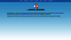 What Angildesign.com website looked like in 2020 (3 years ago)