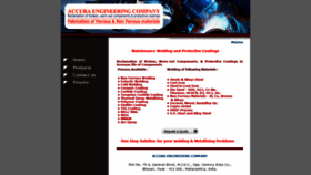 What Accuraenggco.com website looked like in 2020 (3 years ago)