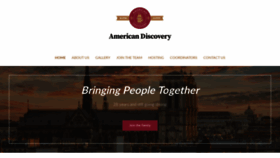 What Americandiscovery.net website looked like in 2020 (3 years ago)