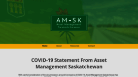 What Assetmanagementsk.ca website looked like in 2020 (3 years ago)