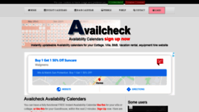What Availcheck.com website looked like in 2020 (3 years ago)